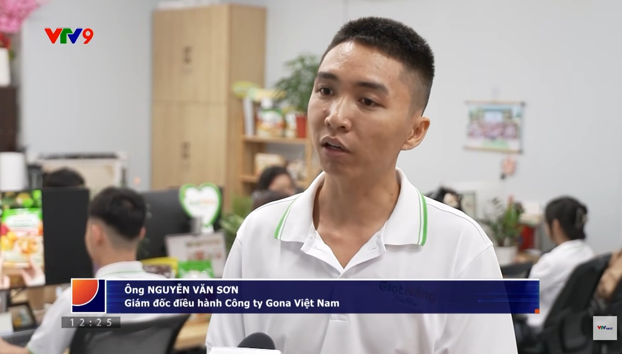 Giọt Nắng xuất hiện trong phóng sự VTV9 về thương mại điện tử
