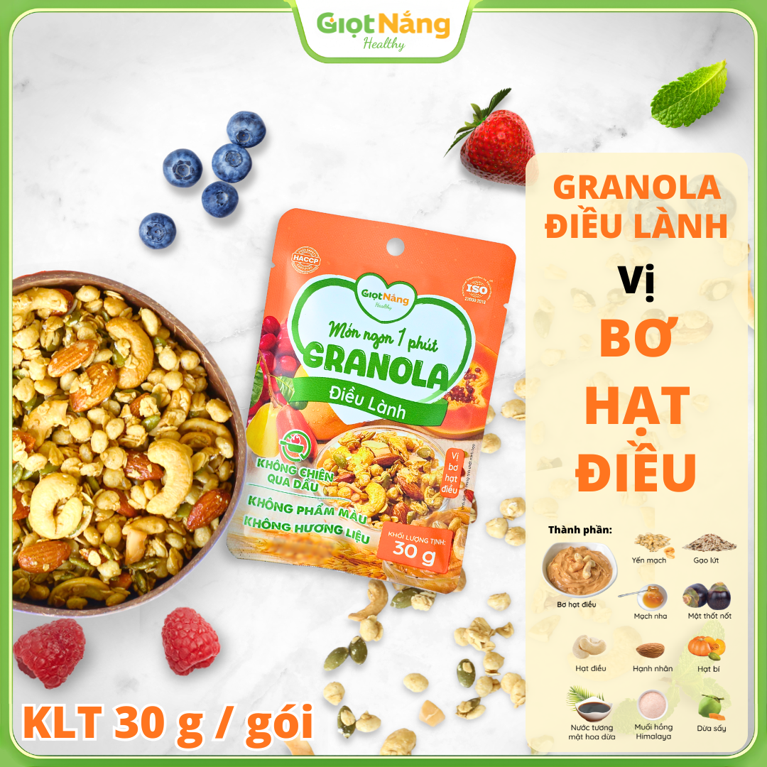 Granola Điều Lành Combo 10 Gói 30 g/gói