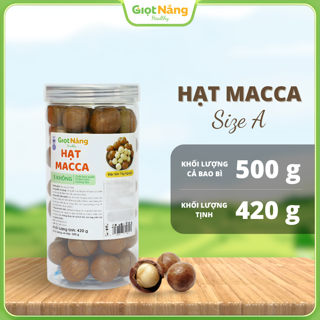 Hạt Macca Nứt Vỏ Hộp 420 g