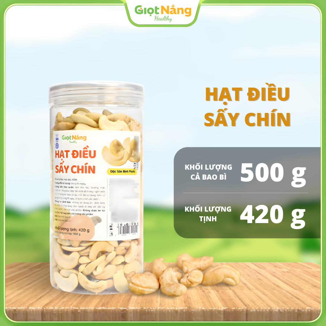 Hạt Điều Sấy Chín 420 g