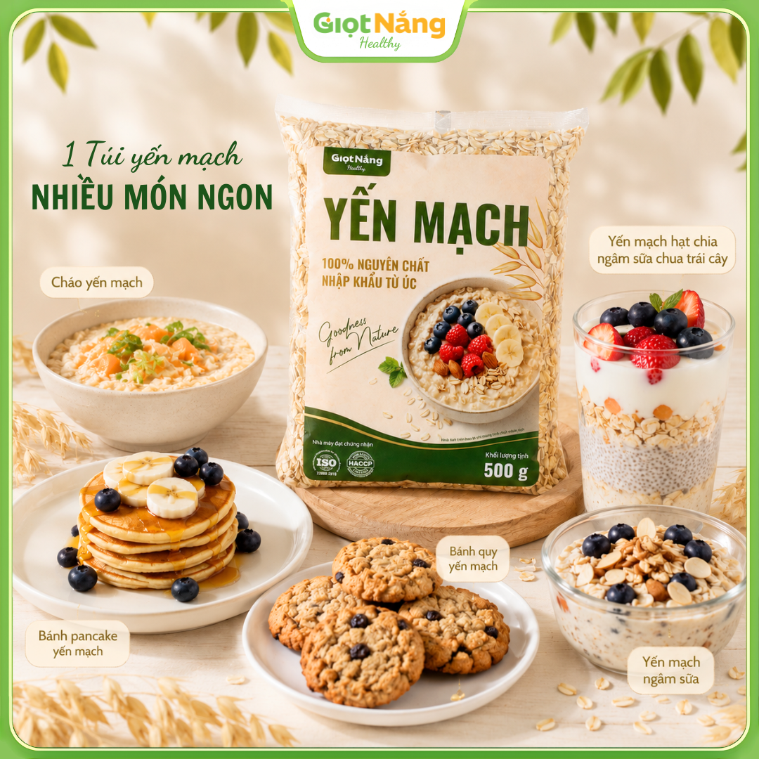 Yến Mạch Úc Cán Dẹt 500 g
