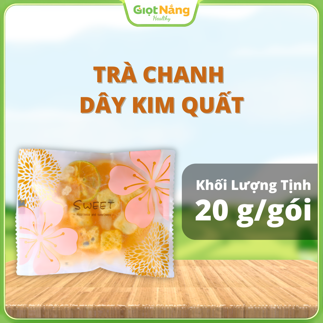 Trà Chanh Dây Kim Quất Combo 10 Gói 20 g/gói