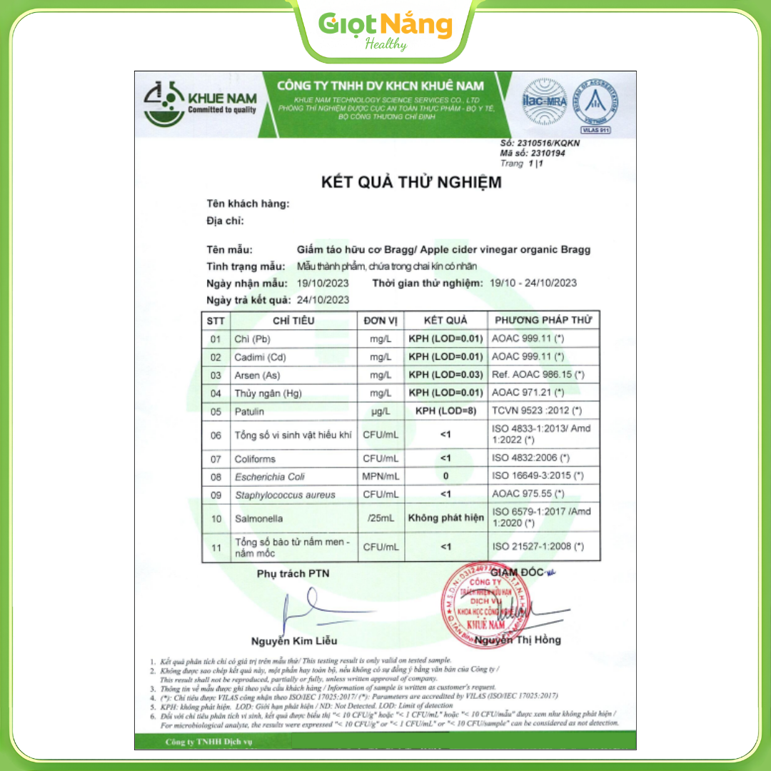 Giấm táo Bragg chai nhỏ 473 ml