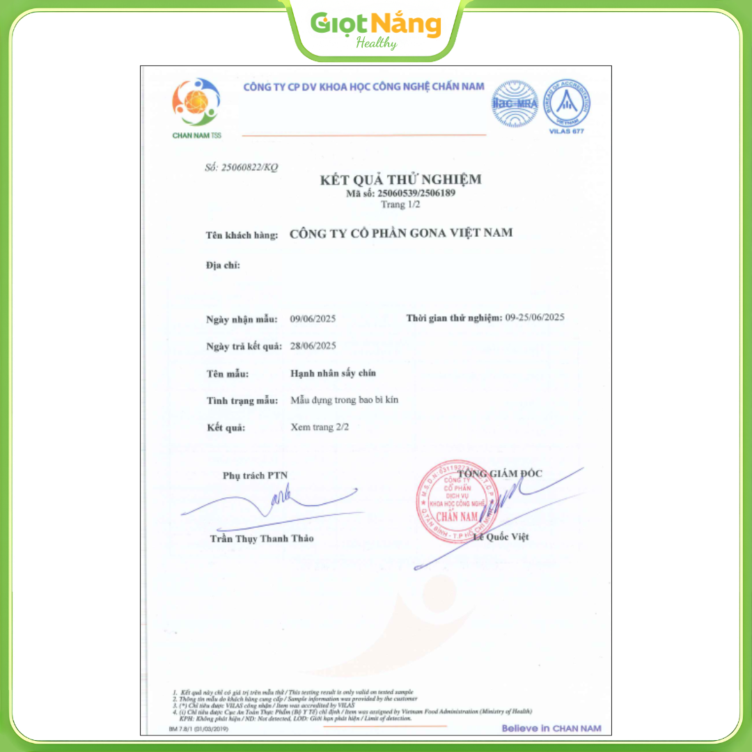 Hạnh Nhân Sấy Chín 440 g