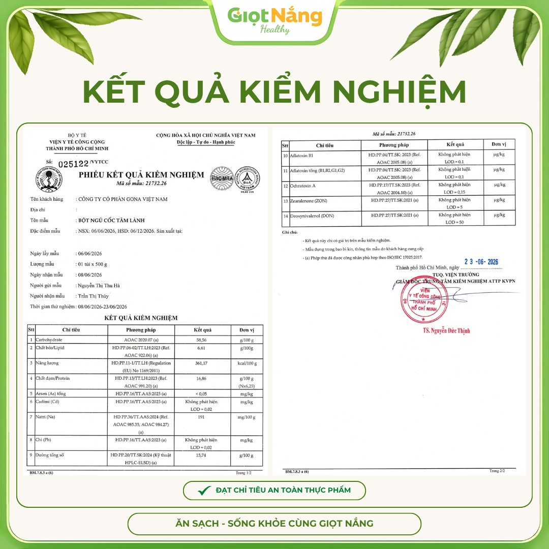 Bột Ngũ Cốc Tâm Lành 350 g