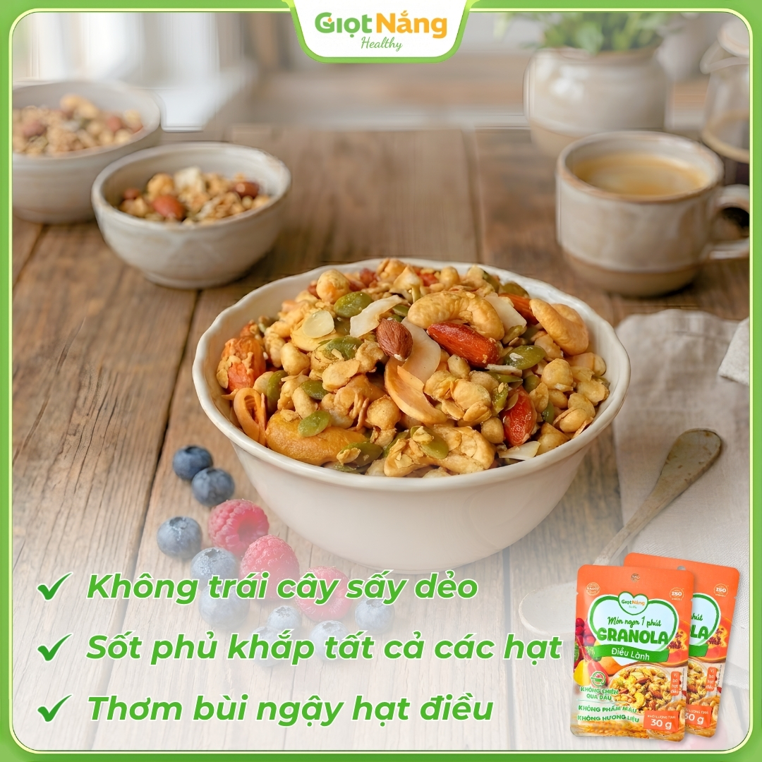 Granola Điều Lành Combo 10 Gói 30 g/gói
