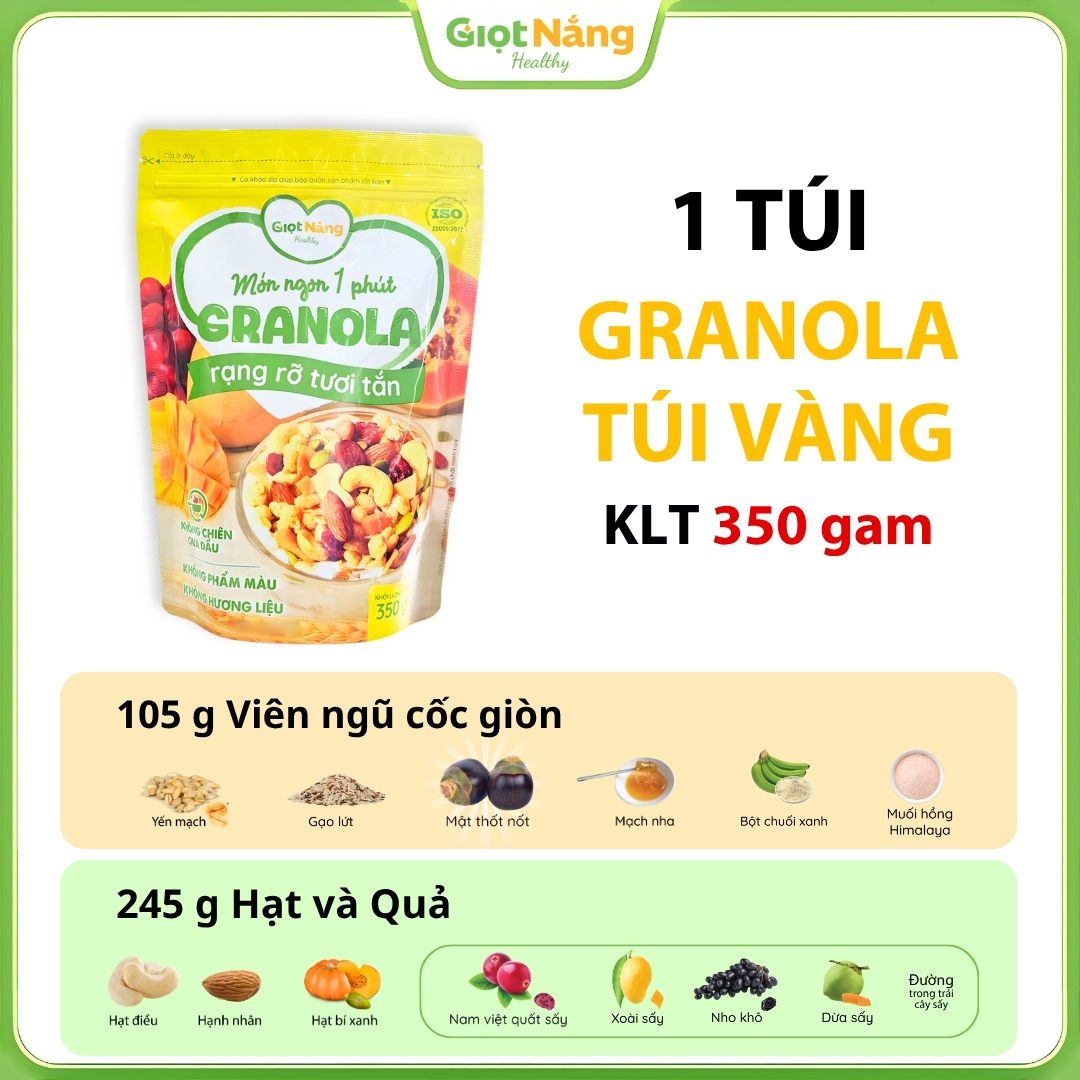 Granola Rạng Rỡ Tươi Tắn 350 g