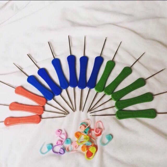 kim Móc 2 Đầu Cán Nhựa