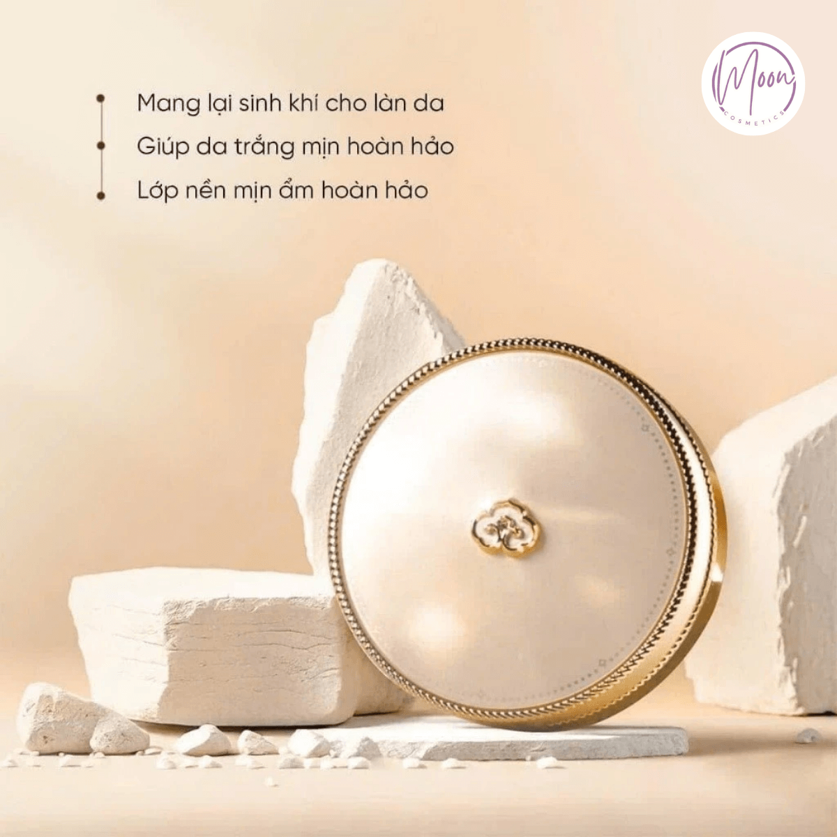 Set phấn nước Cushion WHOO Vàng Luxury