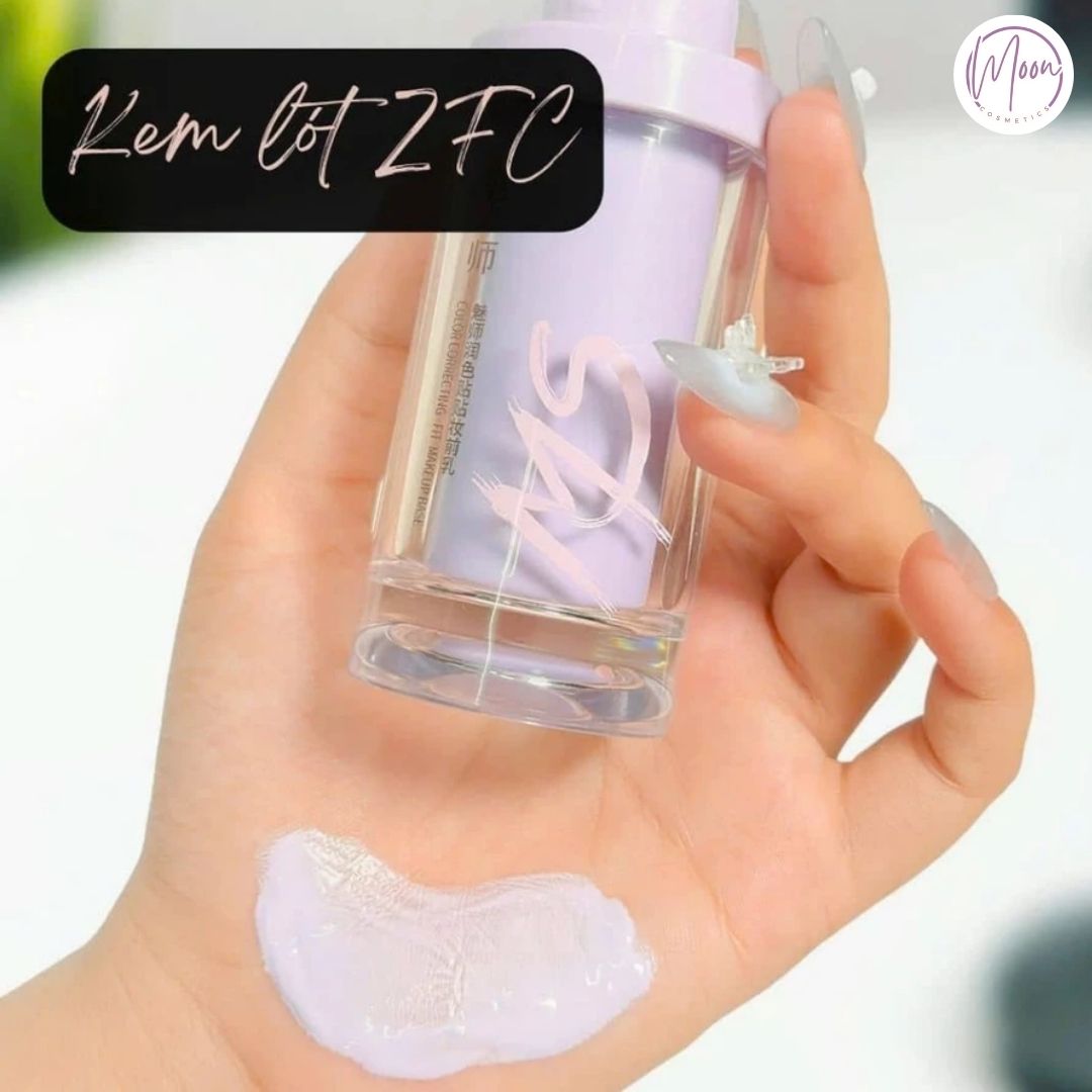 KEM LÓT ZFC MÀU TÍM - HIỆU CHỈNH MÀU DA XỈN, NÂNG TONE DA SÁNG MỊN, GIÚP GIỮ LỚP NỀN LÂU TRÔI