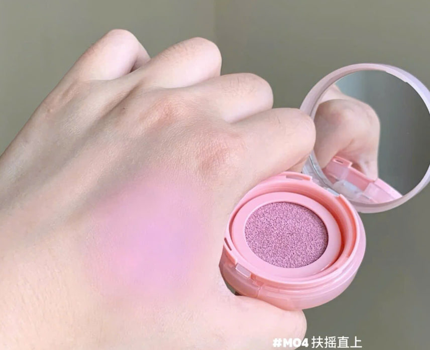 Phấn má hồng CUSHION MOOEKISS làm sáng và tạo khối - Phấn má dạng kem, hiệu ứng căng bóng tự nhiên, nâng tông