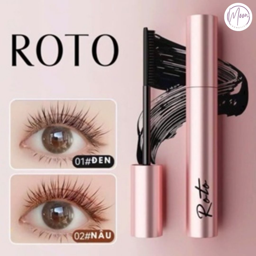 MASCARA ROTO CHUỐT MI CONG DÀI TƠI TỰ NHIÊN | CHỐNG NƯỚC, KHÔNG LEM, LÂU TRÔI, KHÔNG VÓN CỤC