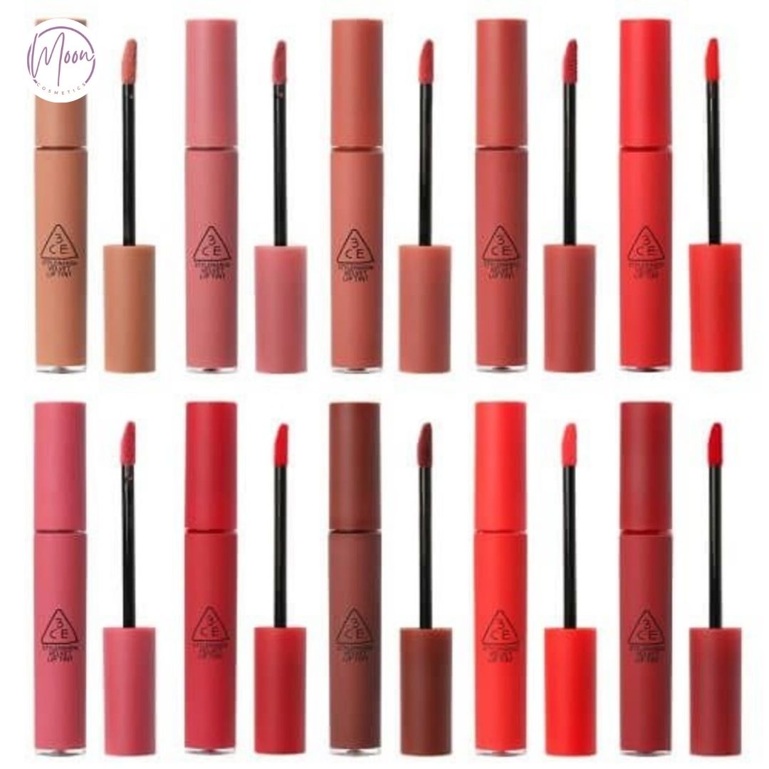 SET SON 3CE VELVET FLUSH – BỘ SON MỜ MỊN, LÊN MÀU ĐẸP, PHONG CÁCH TRẺ TRUNG