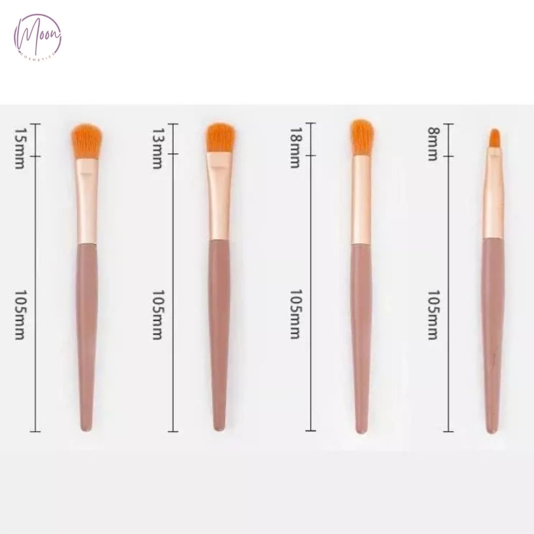 Bộ Cọ Makeup Cá Nhân 8 Cây Mini, Đầu Lông Mềm Mại, Chuyên Nghiệp, Dễ Dùng, Bền Đẹp