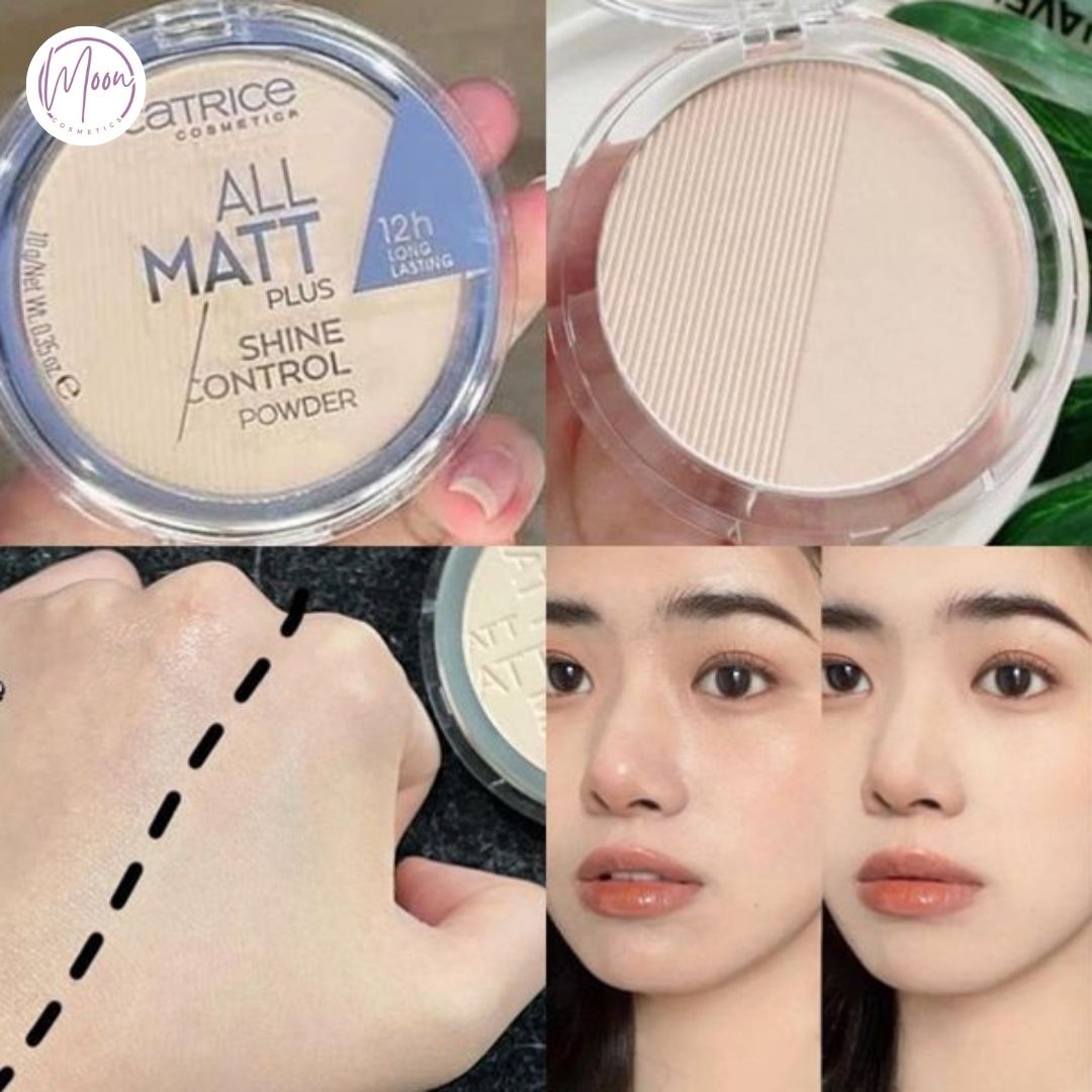 PHẤN PHỦ NÉN CATRICE KIỀM DẦU 01 – MỊN LÌ, KIỂM SOÁT NHỜN, HOÀN THIỆN LỚP MAKEUP