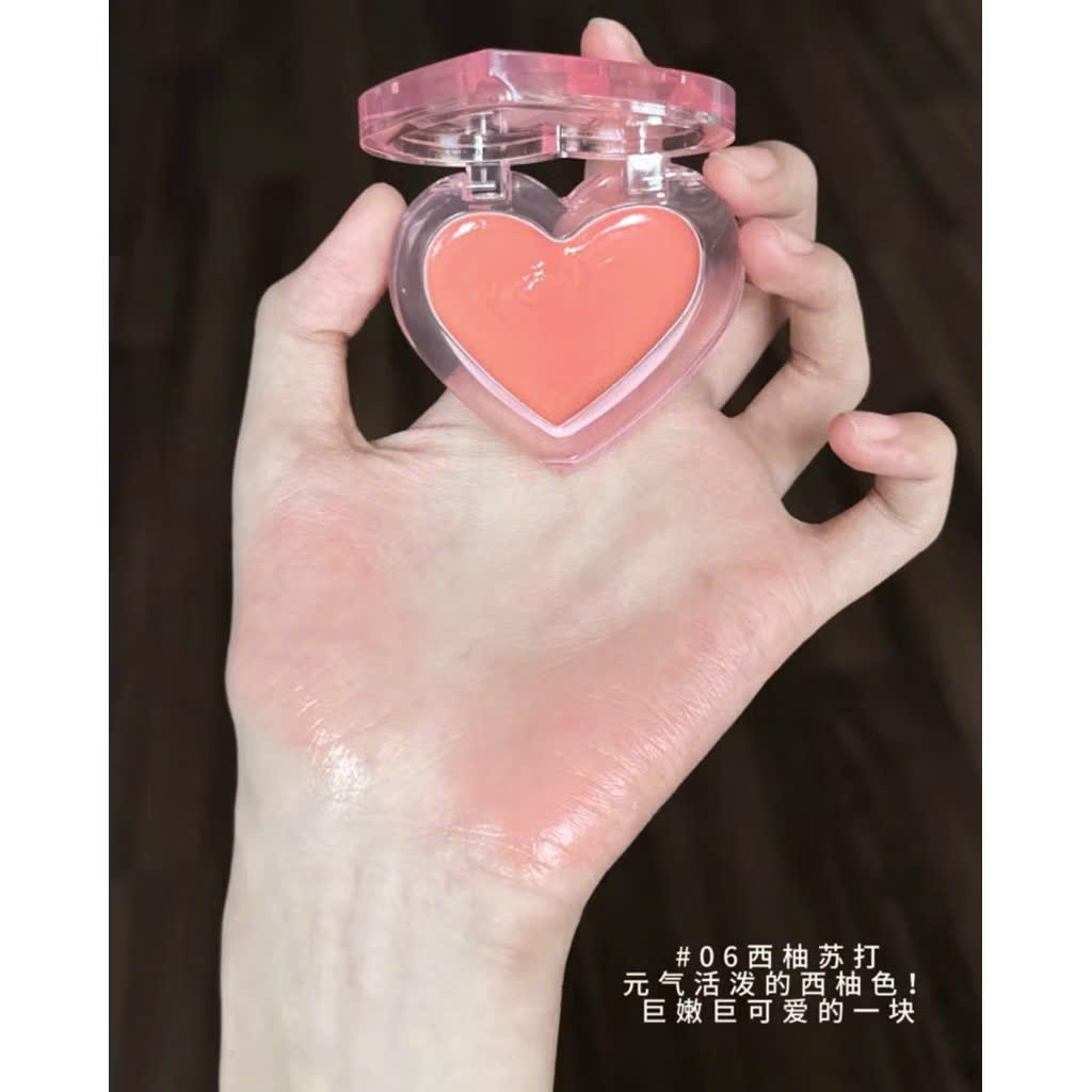 Má Hồng Kem & Highlight Kèm Mút Nukka - Hiệu Ứng Ánh Nước Glowy Căng Bóng
