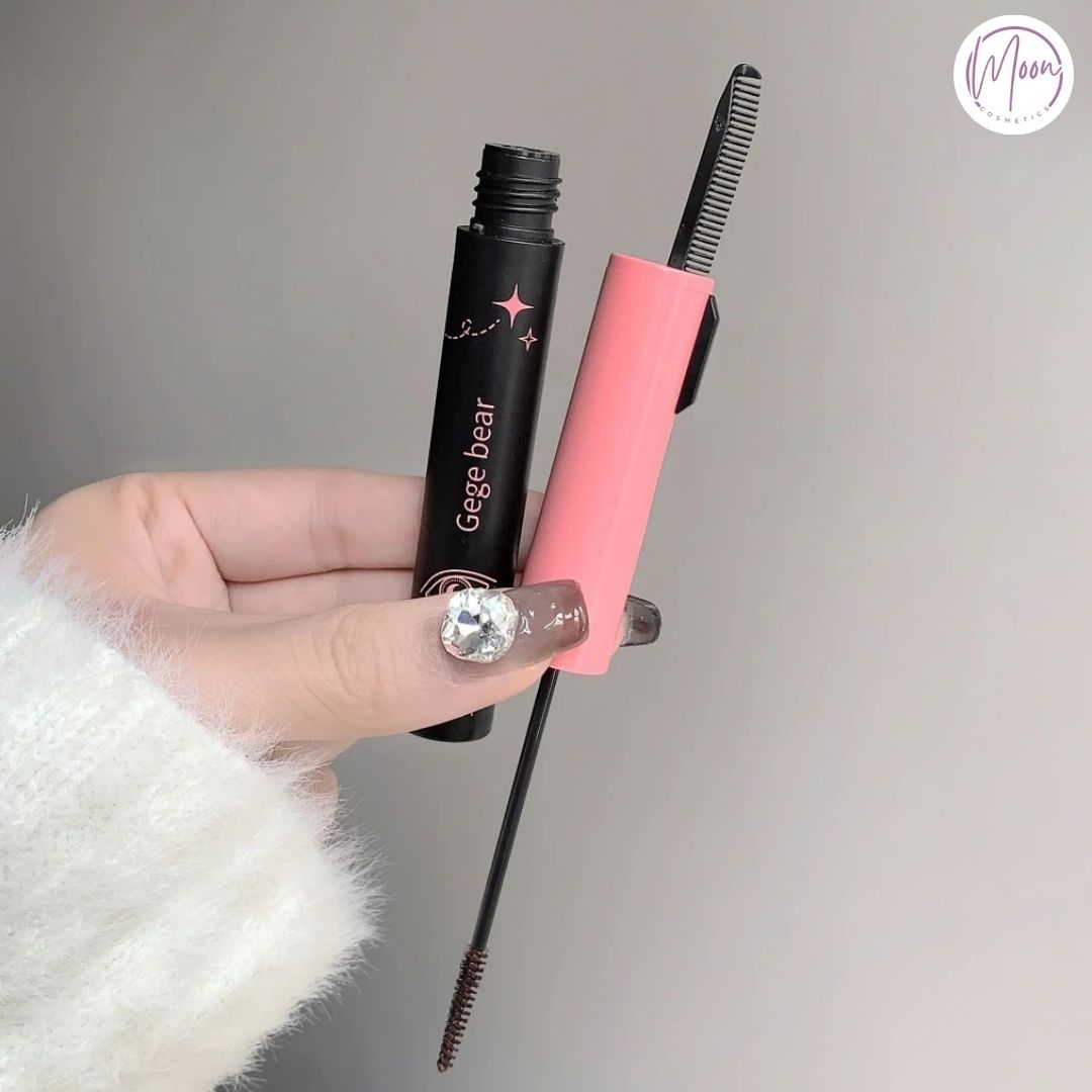 MASCARA GEGE BEAR - ĐẦU CỌ NHỎ KẾT HỢP LƯỢC MỎNG, LÀM DÀY VÀ DÀI MI TỰ NHIÊN