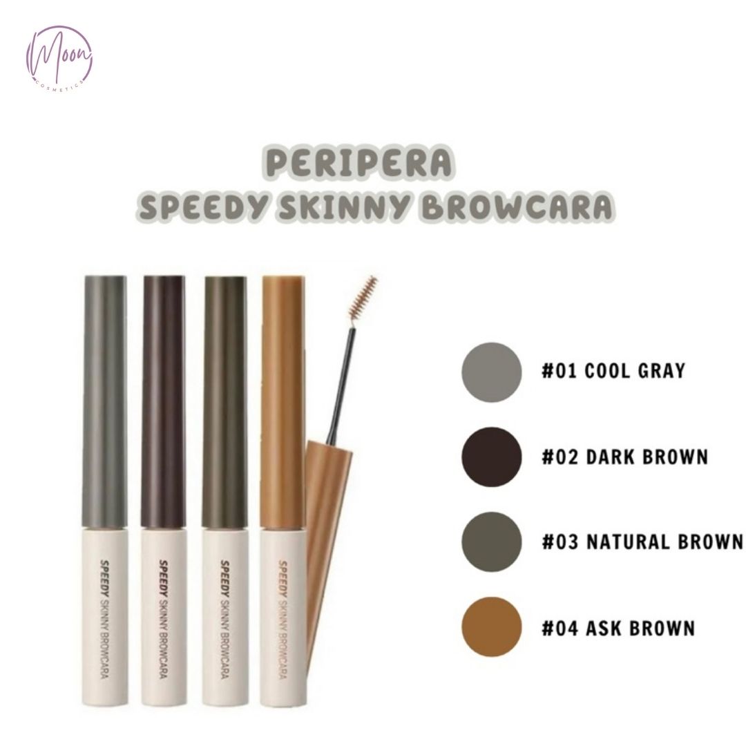MASCARA MÀY PERIPERA SPEEDY SKINNY BROW – ĐẦU LÔNG MẢNH, TẠO SỢI TỰ NHIÊN, LÊN MÀU BỀN