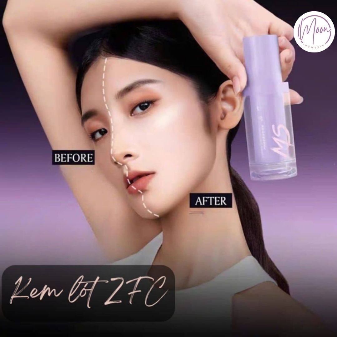 KEM LÓT ZFC MÀU TÍM - HIỆU CHỈNH MÀU DA XỈN, NÂNG TONE DA SÁNG MỊN, GIÚP GIỮ LỚP NỀN LÂU TRÔI