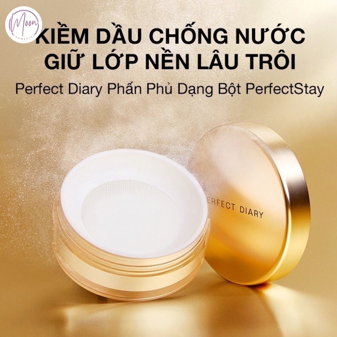 PHẤN PHỦ BỘT PERFECT DIARY | KIỀM DẦU HIỆU QUẢ, GIÚP DA KHÔ THOÁNG, LỚP NỀN MỊN MÀNG, KHÔNG GÂY MỐC