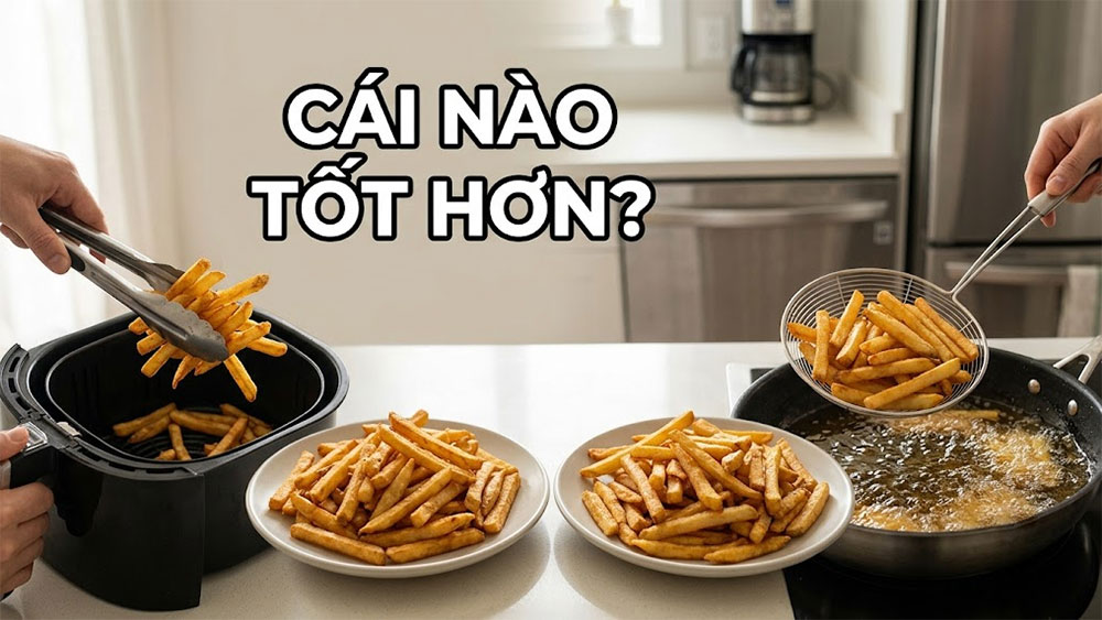 Nồi chiên không dầu có thật sự tốt hơn chiên ngập dầu?