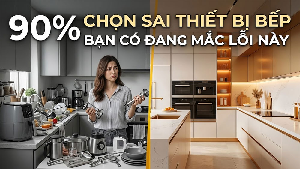 90% gia đình đang chọn sai thiết bị bếp mà không biết