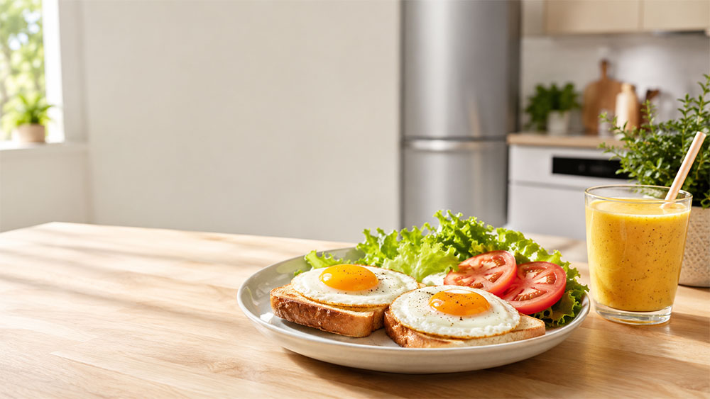Bữa sáng 10 phút với những nguyên liệu luôn có trong tủ lạnh