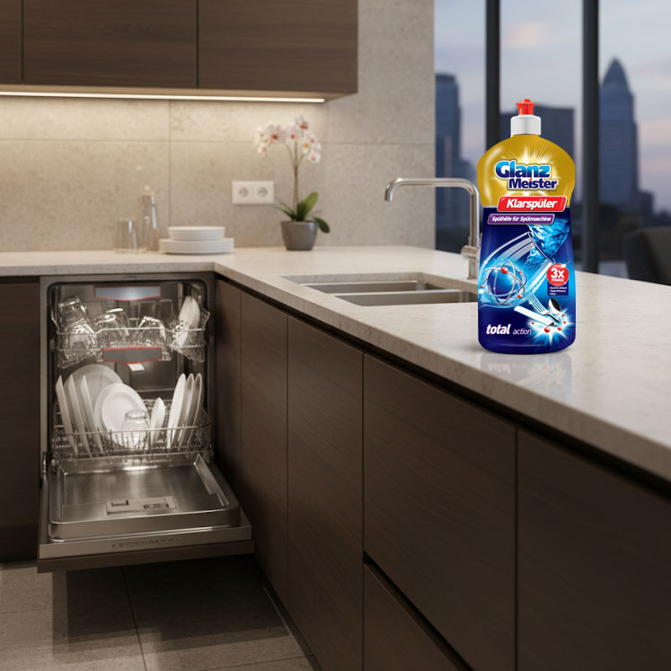 GlanzMeister không chỉ giúp bát đĩa sáng đẹp mà còn bảo vệ tối ưu máy rửa chén