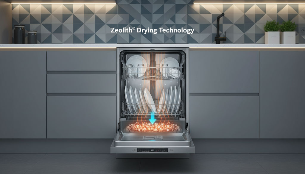Công nghệ sấy Zeolith® PerfectDry Bosch SMS6ZCI10E