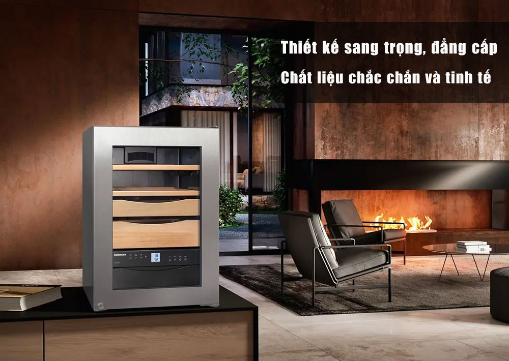 chất liệu thép không gỉ chống bám vân tay SmartSteel và ánh bạc rất quý phái