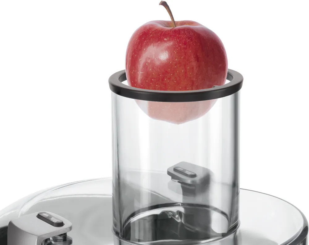 Ống tiếp nguyên liệu lớn 73mm cho phép ép nguyên trái dễ dàng