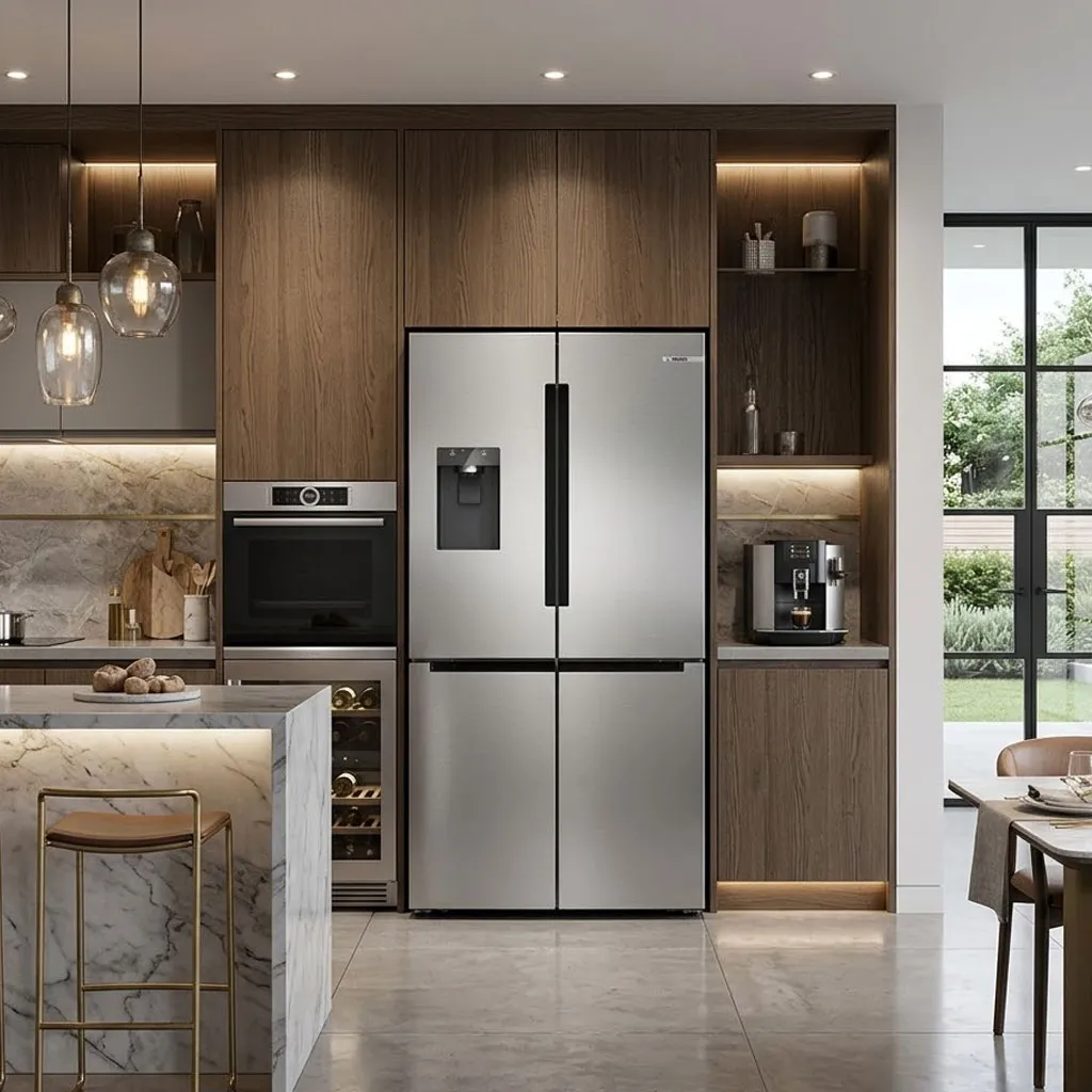 Tủ lạnh Bosch có thiết kế sang trọng và hiện đại