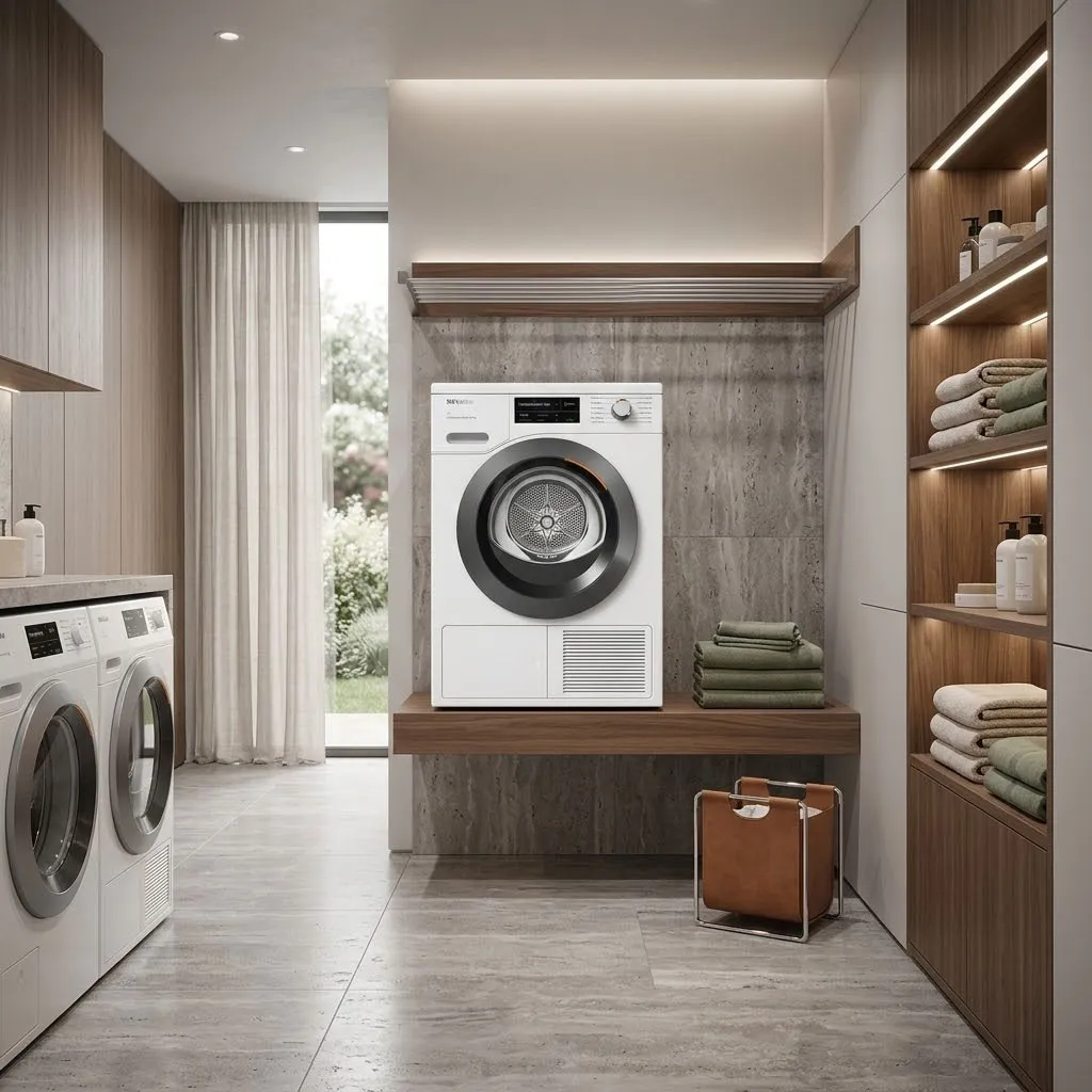 Máy sấy quần áo Miele là sự kết tinh của công nghệ tiên tiến và tiêu chuẩn chế tác đỉnh cao đến từ Đức