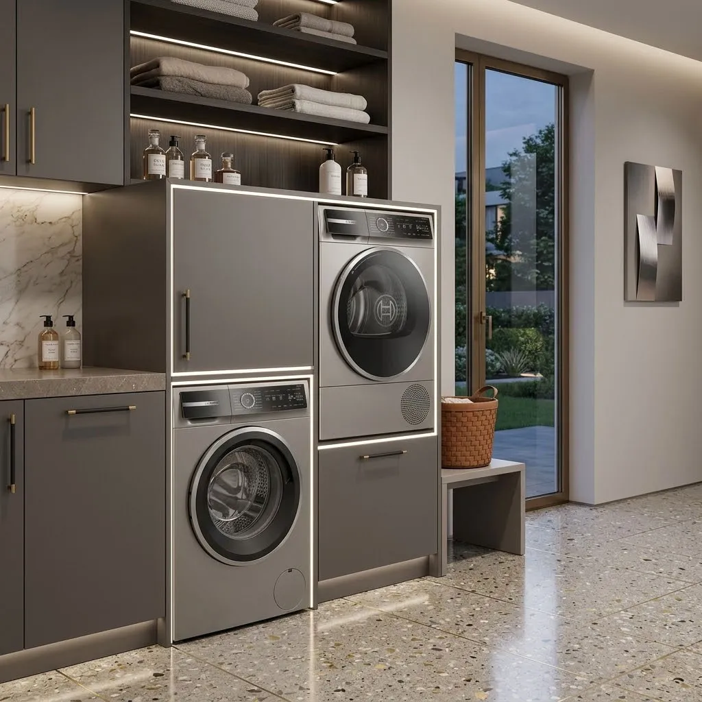 Máy sấy quần áo Bosch là sự kết hợp hoàn hảo giữa công nghệ tiên tiến và thiết kế chuẩn mực châu Âu