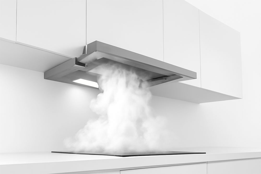 Công suất hút 368 m³/h của máy hút mùi Bosch