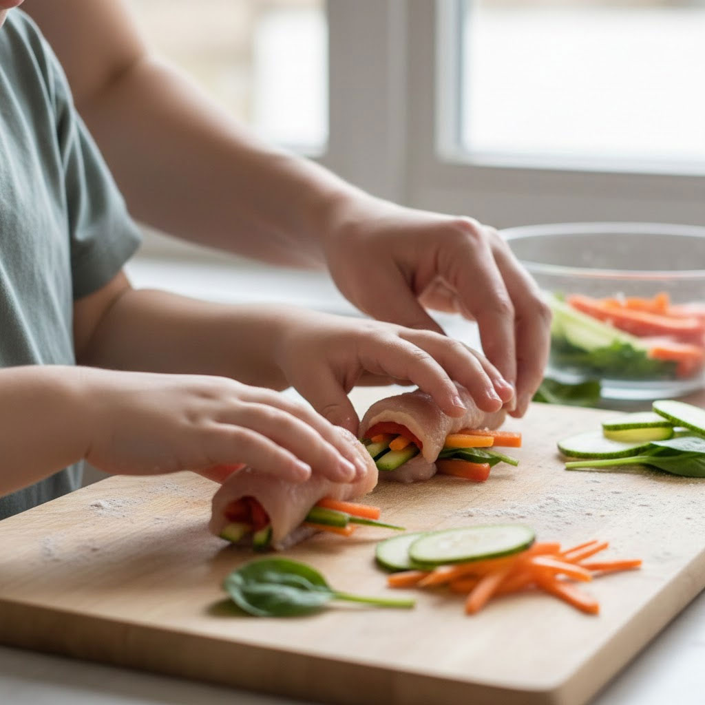 Bé được tự tay làm món ưa thích