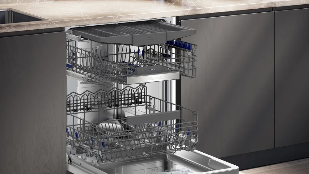 Máy trang bị 3 khay rửa