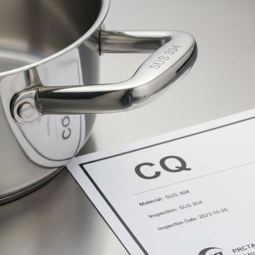 tem SUS 304 và giấy chứng nhận CQ