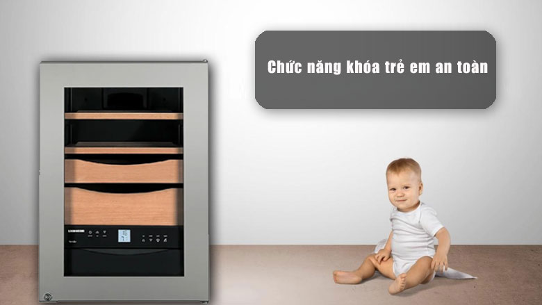 Tính năng khóa trẻ em được lập trình để tránh cho việc trẻ tắt hoặc nghịch vào thiết bị