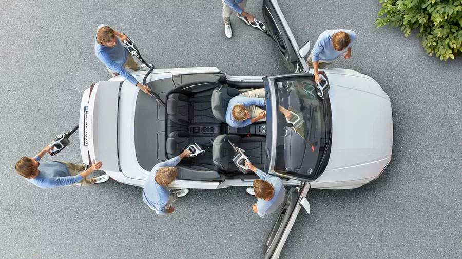 Máy hút bụi Bosch Unlimited Blue Series 6 mang đến giải pháp lý tưởng cho việc vệ sinh nội thất xe hơi