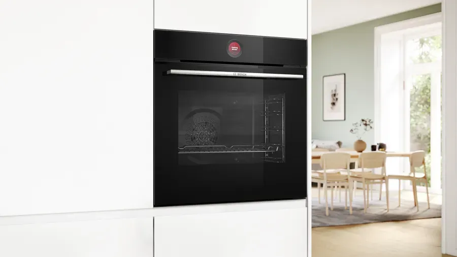 Lò nướng Bosch tinh tế trong không gian bếp hiện đại