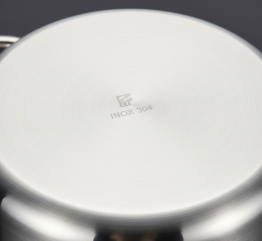 đáy nồi inox 304 thật đường hàn mịn