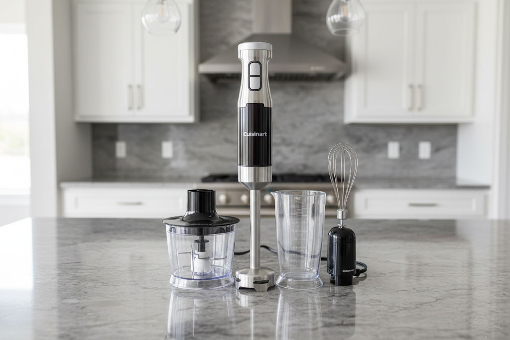 Máy xay sinh tố cầm tay Cuisinart CSB-136HK với phụ kiện đi kèm tiện dụng