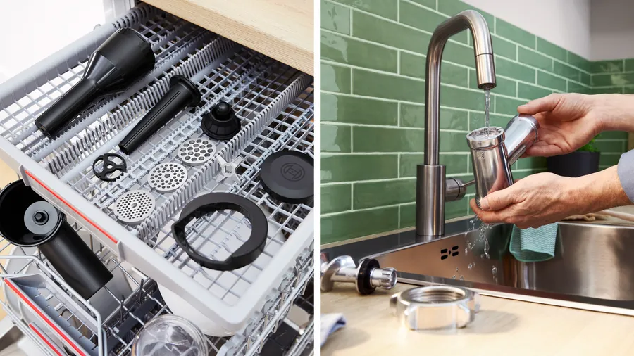 vệ sinh máy xay thịt Bosch MFWS420W Series 4 dễ dàng