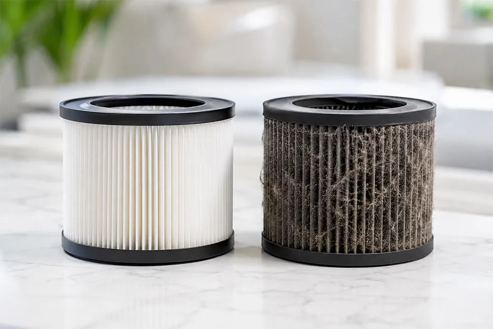 Bộ lọc bẩn khiến máy hút bụi nhanh hỏng