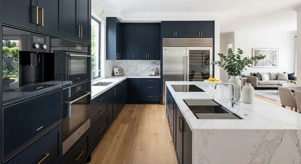 Không gian bếp hiện đại với nhiều thiết bị cao cấp nhưng ít sử dụng