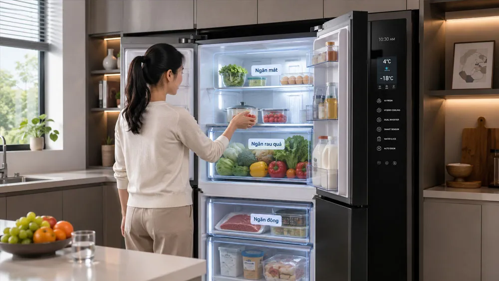 Tính năng trên tủ lạnh hiện đại nhưng ít được sử dụng trong gia đình