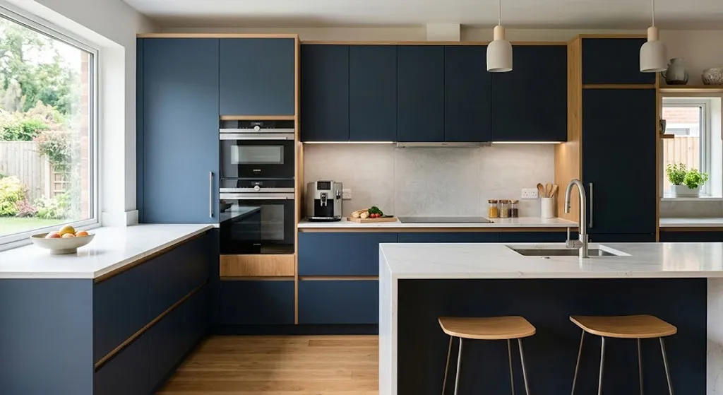 hệ tủ bếp tích hợp thiết bị nhà bếp thông minh