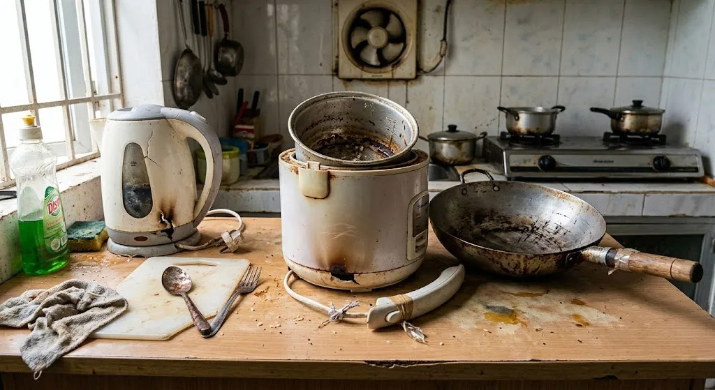 Thiết bị nhà bếp giá rẻ xuống cấp nhanh sau thời gian sử dụng