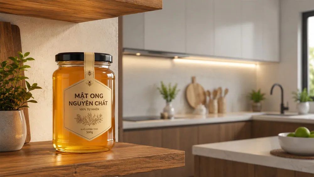 Mật ong nguyên chất không cần bảo quản lạnh